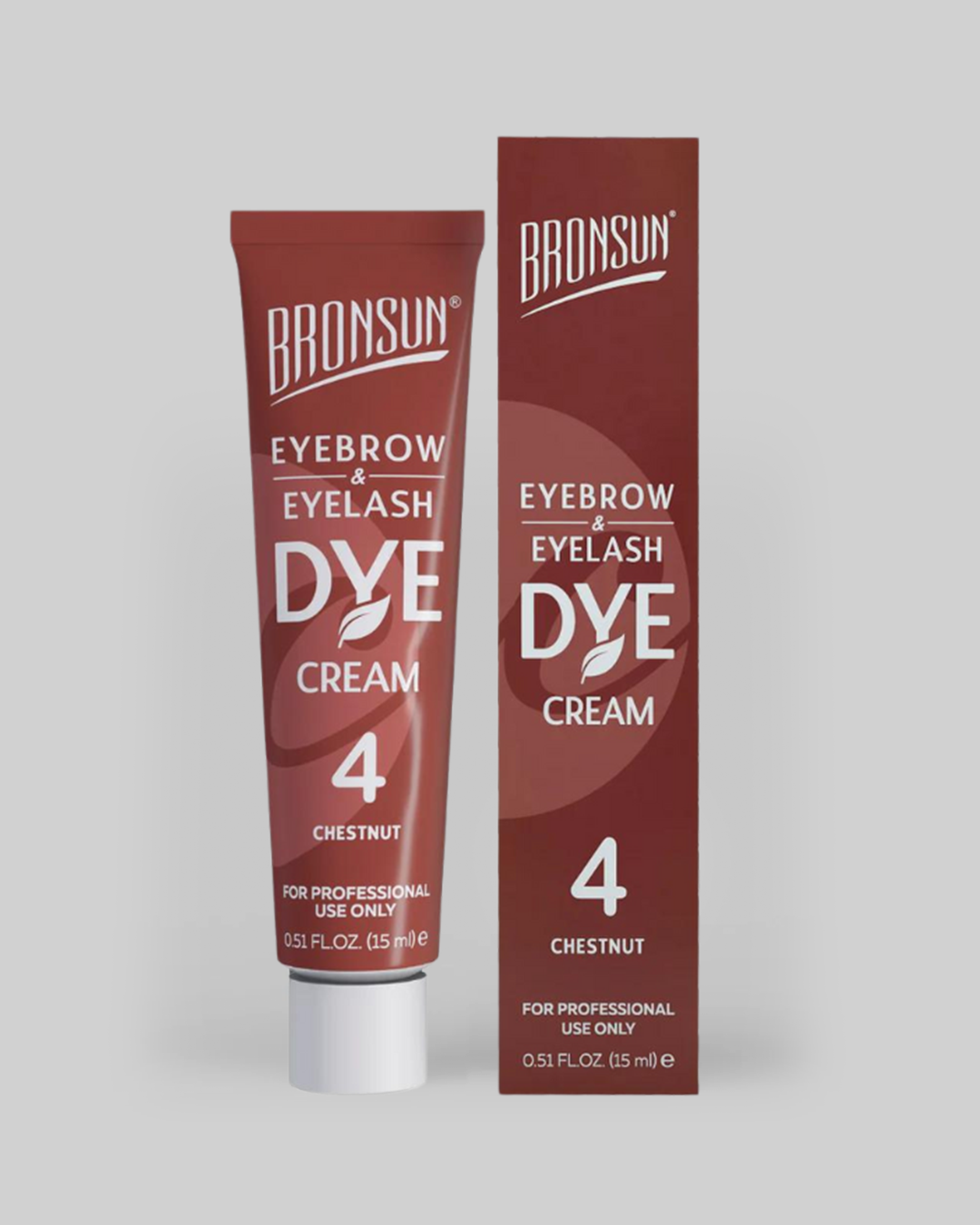 Bronsun - Eyelash & Eyebrow Cream Dye - Chestnut - 15ml